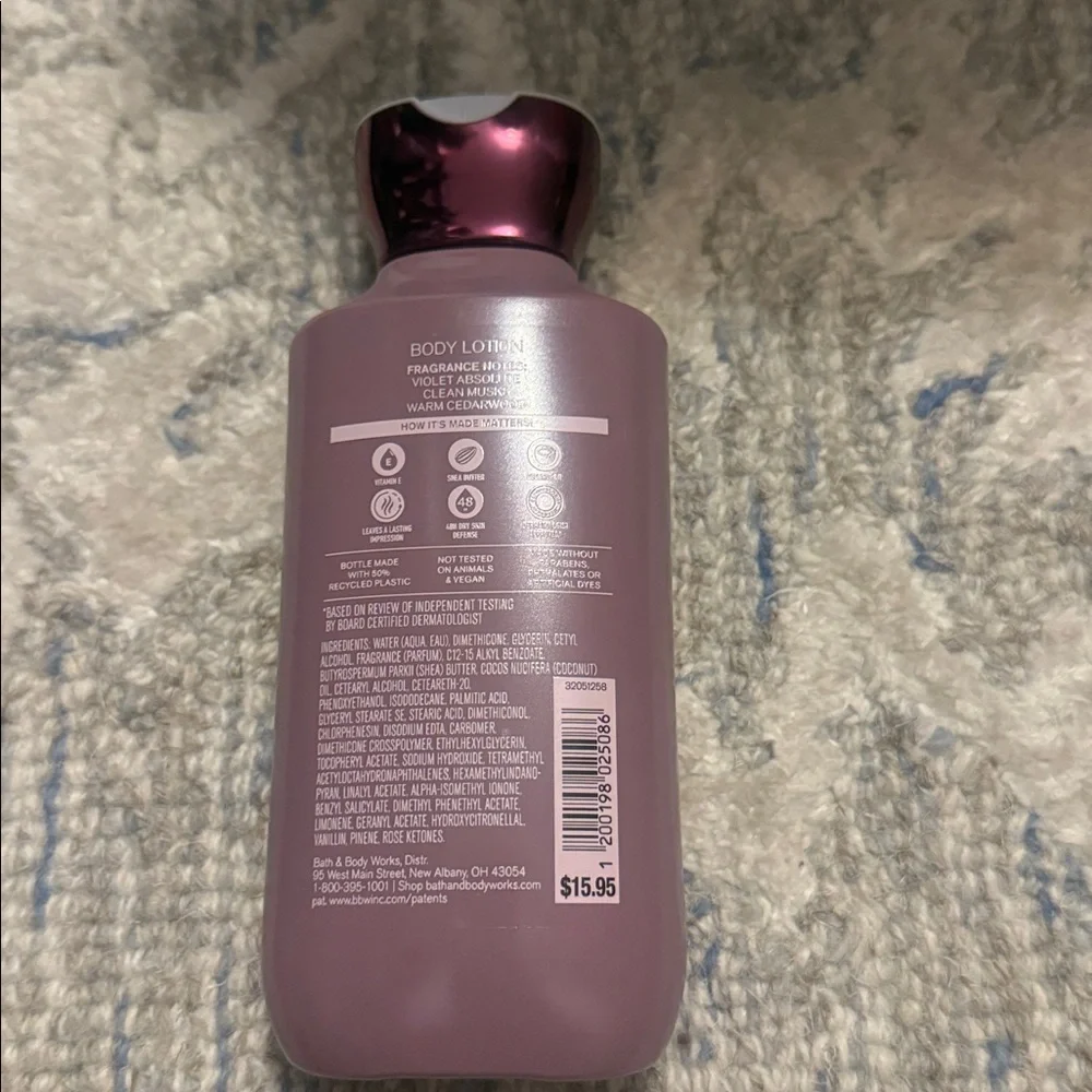 Bath & Body Works Very Violet Body Lotion - Violet